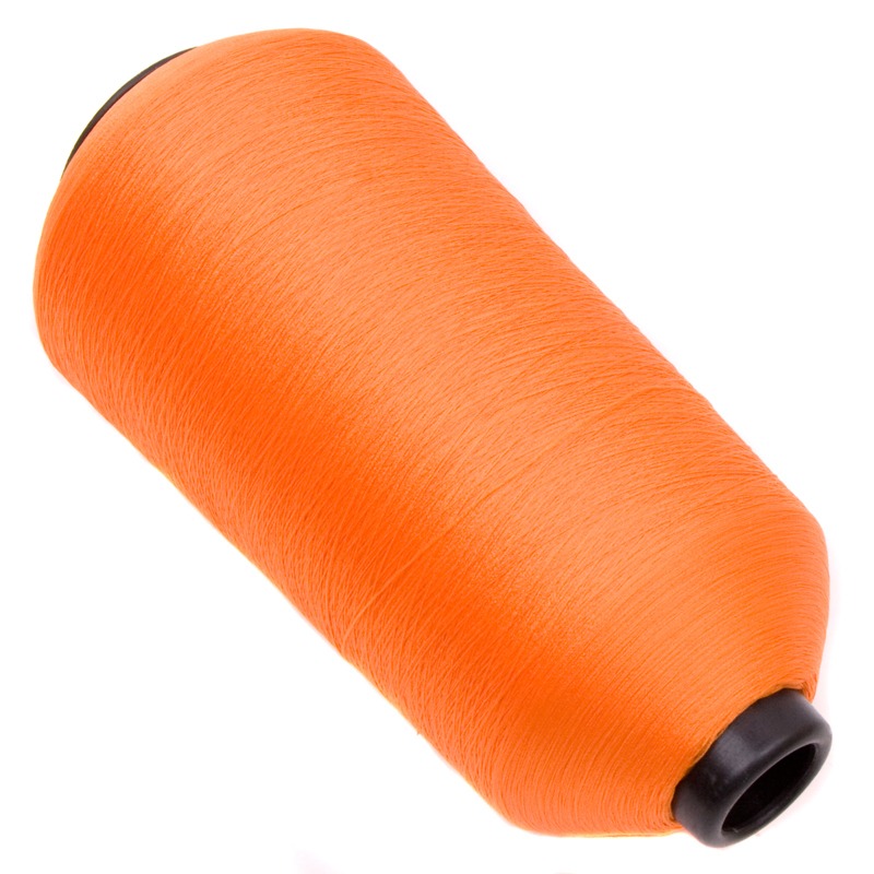 Нитки текстурированные круч 100% PE 150D/1 цв S-849 оранжевый (боб 15000ярд) VERITAS1