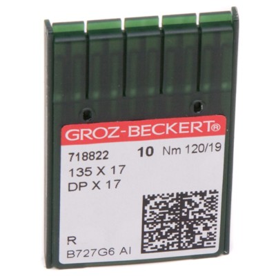 Иглы GROZ-BECKERT DPx17 №120/19 (уп.10шт.) (0)