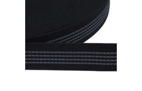 резинка тканая с латексом 3*4 цв черный 025мм (уп 25м) ekoflex купить по 43.67 для тактического снаряжения в Иркутске 
