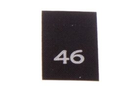 р046пч 46 - размерник - черный (уп.200 шт) купить по цене 123.6 руб - в интернет-магазине Веллтекс | Иркутск
